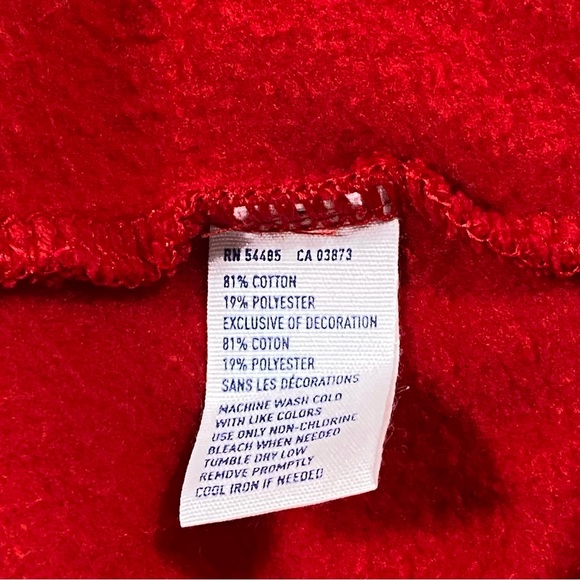 Men’s American Eagle Outfitters 1/4 Zip Red Sweatshirt Pullover - Large - Picture 9 of 11